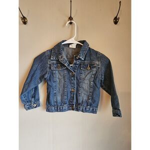 Wrangler Denim Jean Jacket 3T Blue Western Cotton Toddler Cowboy Coat
